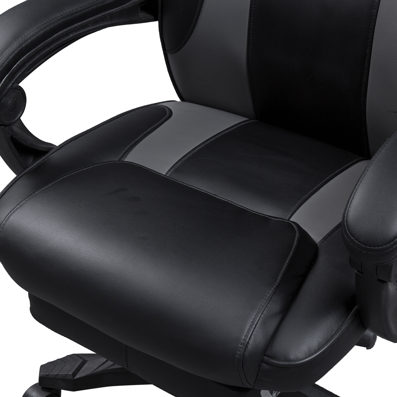 Luxuriöser Gaming-Gamer-Computerstuhl, Massage-PU-Leder, Lila, Schwarz, Weiß, Rosa, Scorpion Racing Gaming-Stuhl mit Fußstütze details