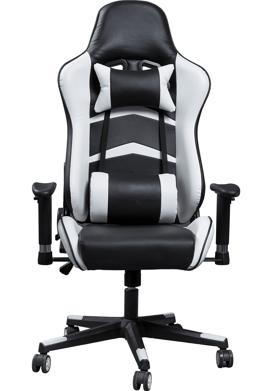 Multifunktionaler, maßgeschneiderter ergonomischer Gaming-Stuhl mit Lordosenstütze, Racing-Stil, PU-Leder, verstellbarer Nachrichten-Gaming-Stuhl