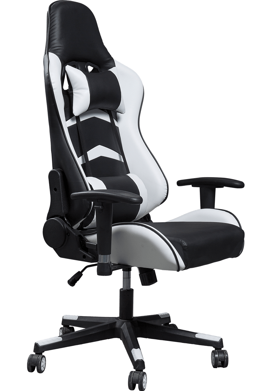 Multifunktionaler, maßgeschneiderter ergonomischer Gaming-Stuhl mit Lordosenstütze, Racing-Stil, PU-Leder, verstellbarer Nachrichten-Gaming-Stuhl details