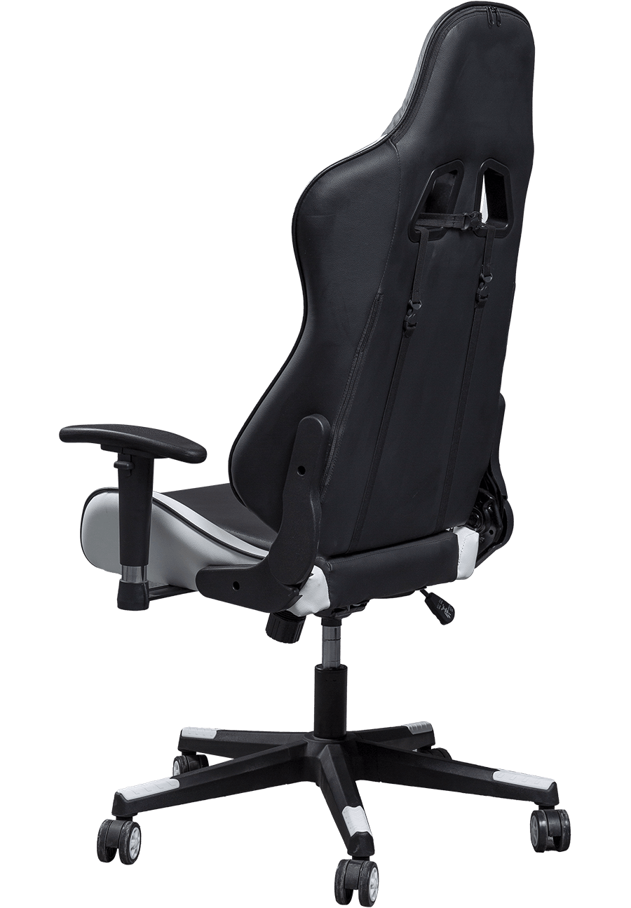 Multifunktionaler, maßgeschneiderter ergonomischer Gaming-Stuhl mit Lordosenstütze, Racing-Stil, PU-Leder, verstellbarer Nachrichten-Gaming-Stuhl details