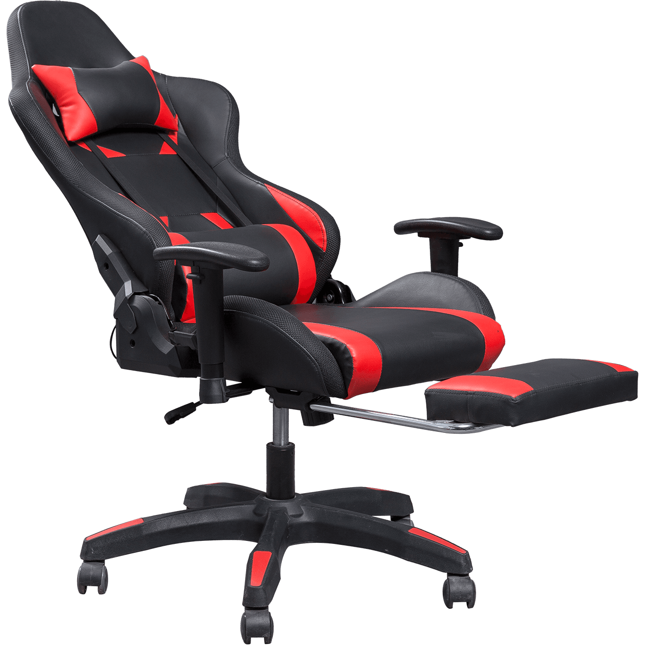 Verstellbarer Gaming-Stuhl mit Armlehne, hoher Rückenlehne, PU-Leder, Massagestuhl, Büromöbel, Lift, Drehgelenk, Silla Gamer details